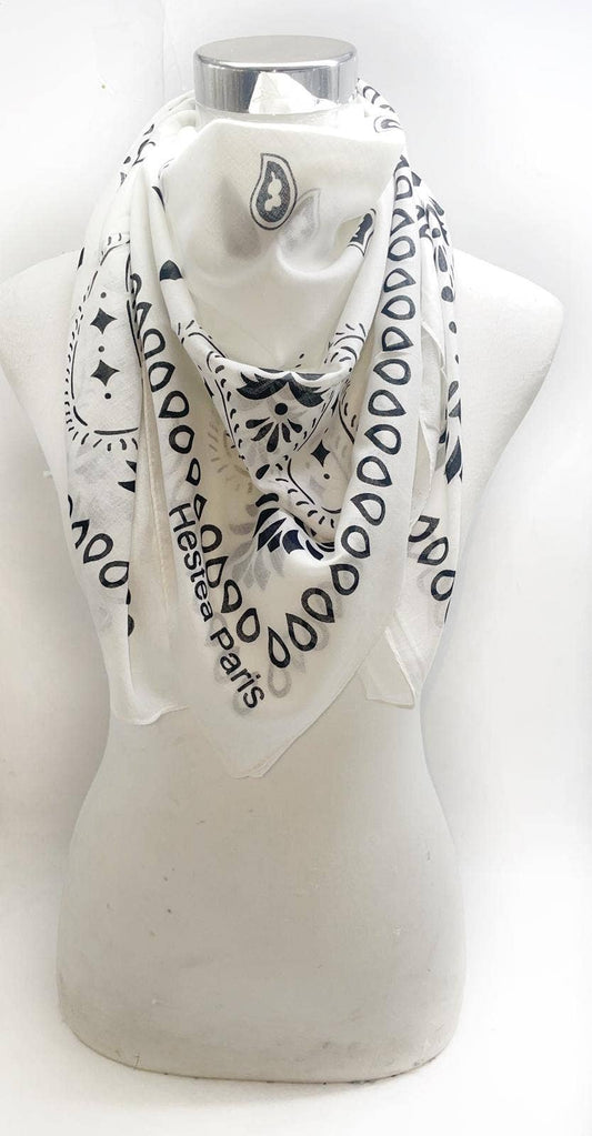 Scarf bandana: WHITE