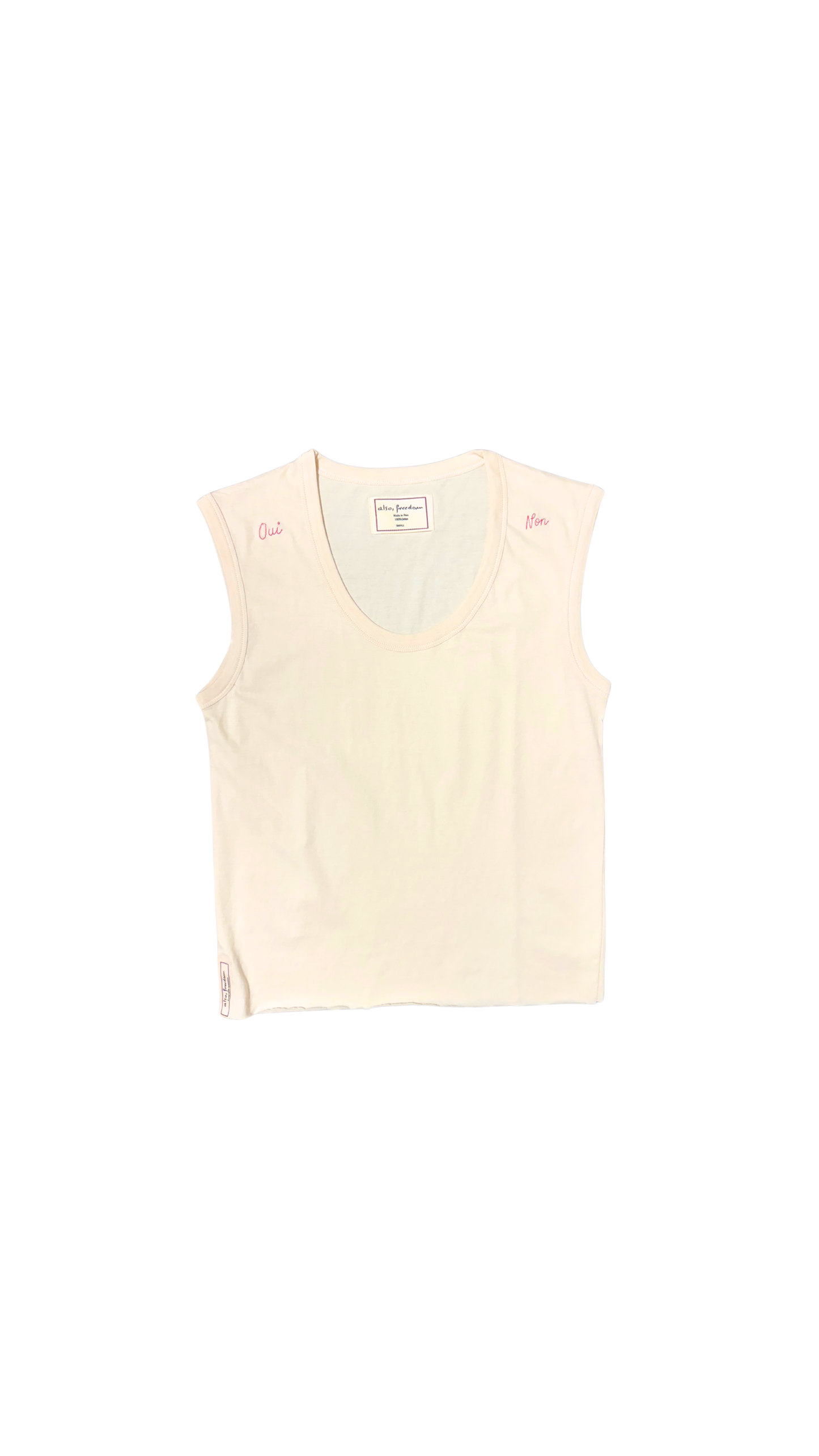 Also, Freedom - Oui Non, Scoop Muscle Tank: Small