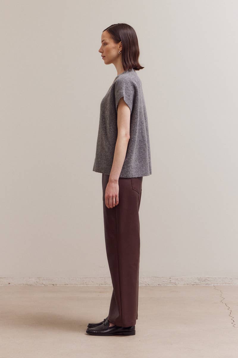 The Sloane Faux Leather Trousers