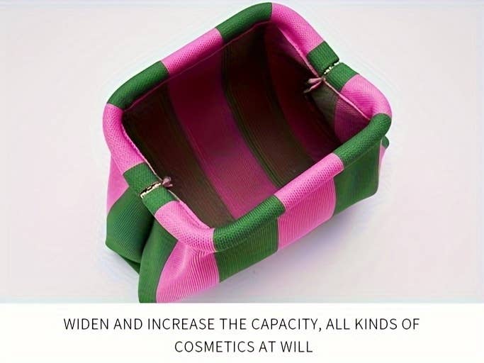 Pouch: Green Pink